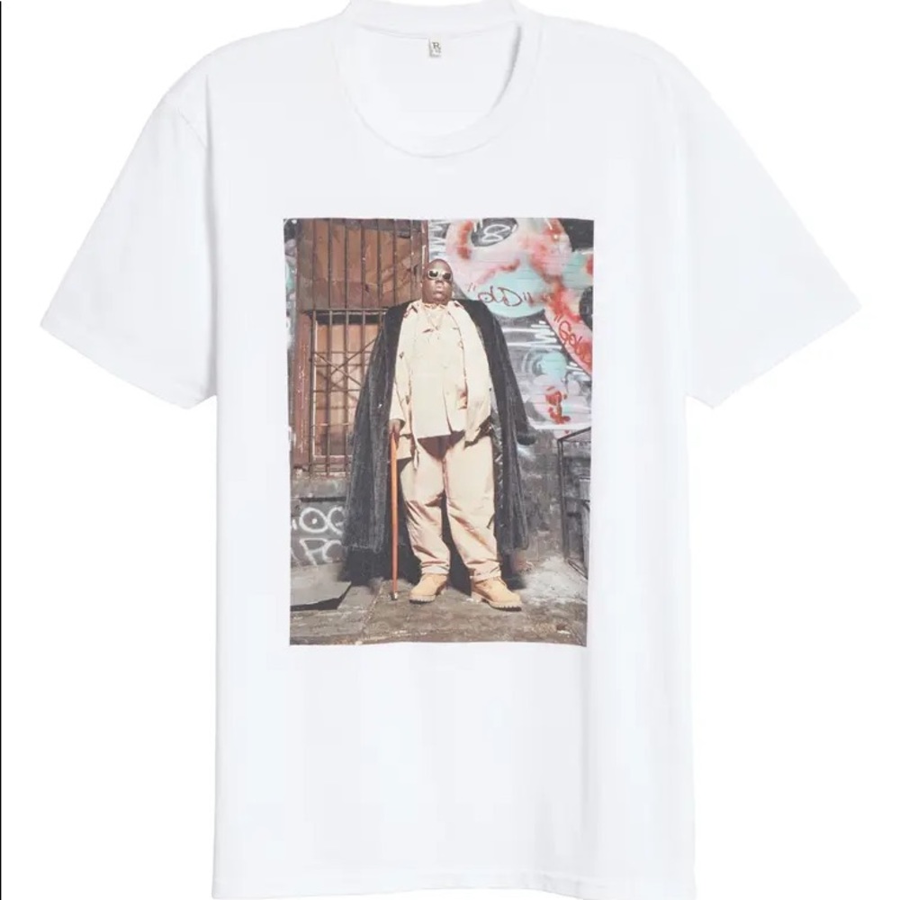 R13 biggie graffiti shirt